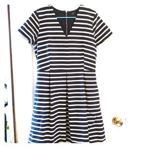 Darling navy striped A liner dress. Worn once!